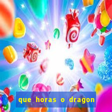 que horas o dragon fortune paga